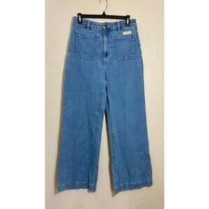 Rolla’s High Rise Wide Leg Light Wash Jeans